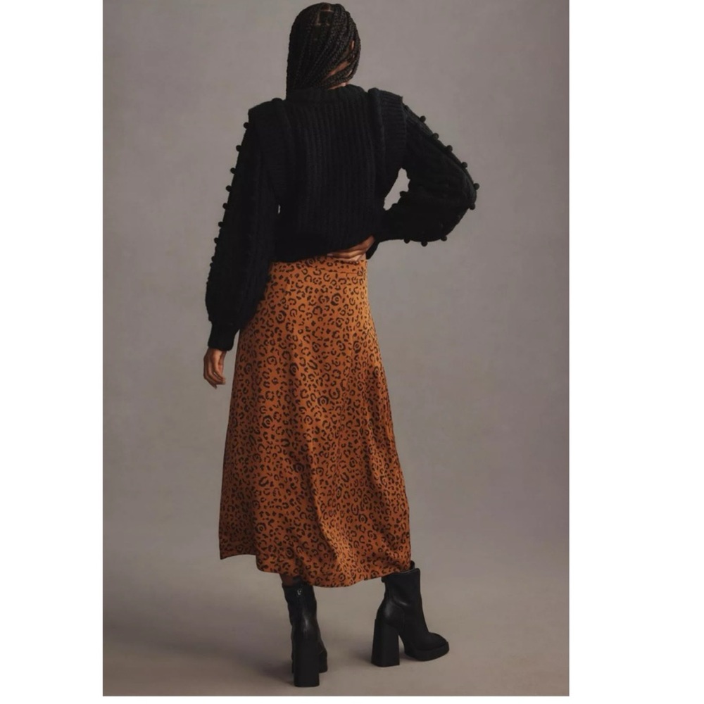 NWT Farm Rio Leopards Texture Midi Skirt XXS - Picture 3 of 6